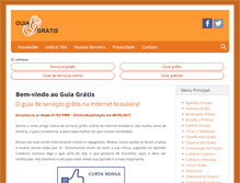 Tablet Screenshot of guiagratis.com.br